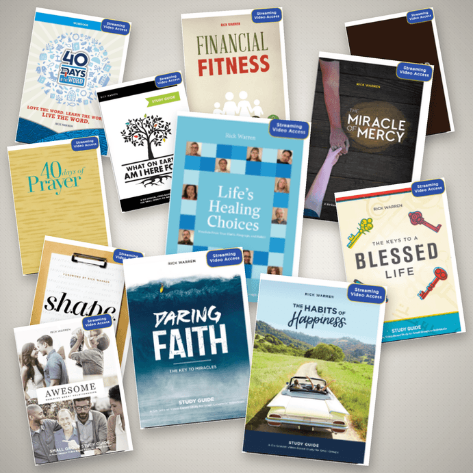 Rick Warren small group study resources