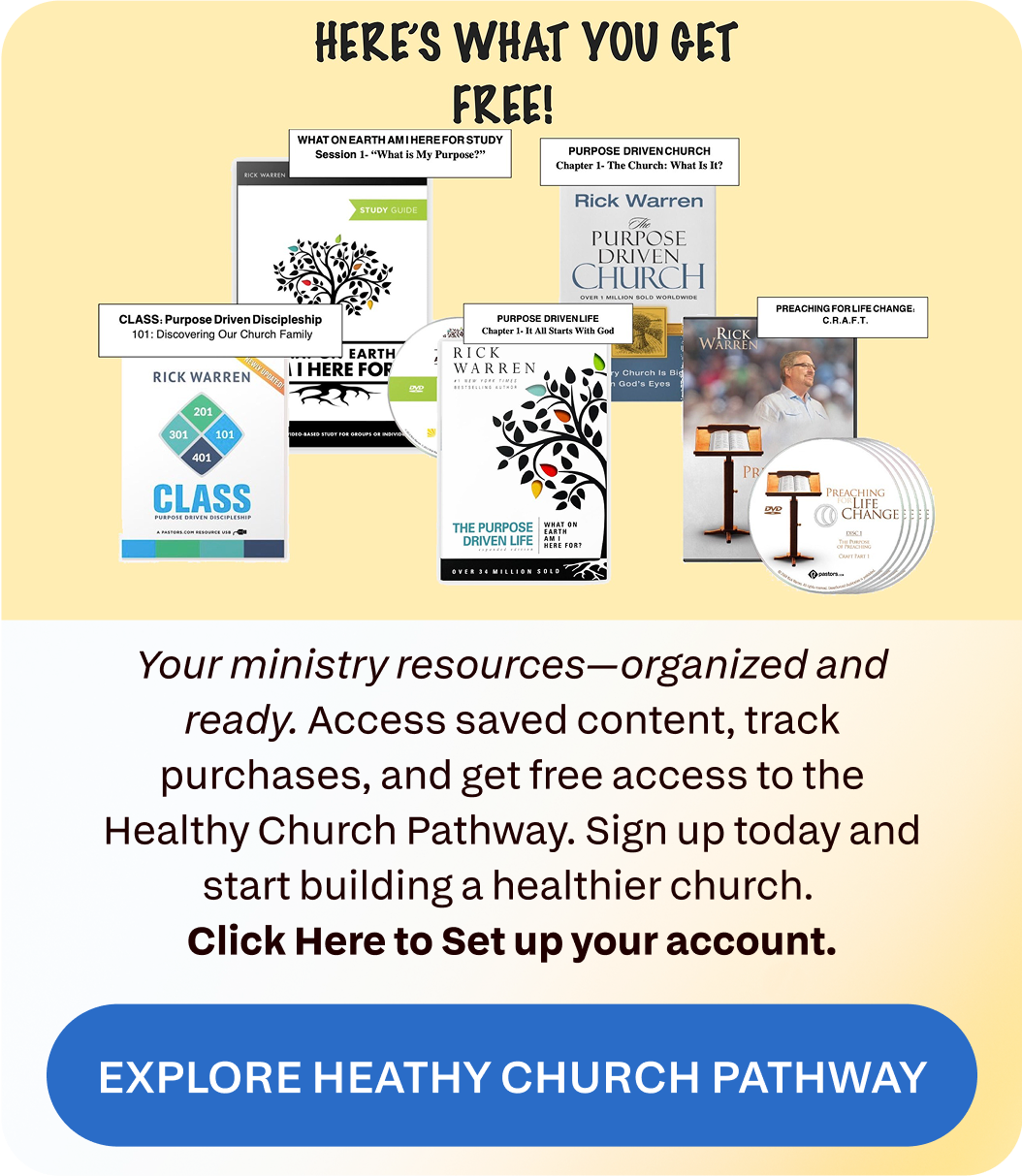 Healthy Church Pathway